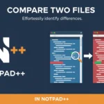 How to compare two files in notepad++
